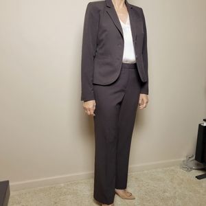 Dark brown Calvin Klein suit